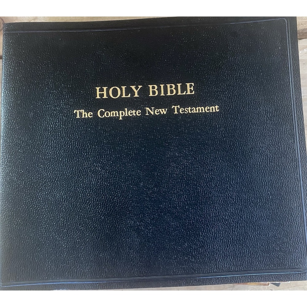 VTG Holy Bible The Complete New Testament Audio Set *26 RPM Vinyl Records 1953